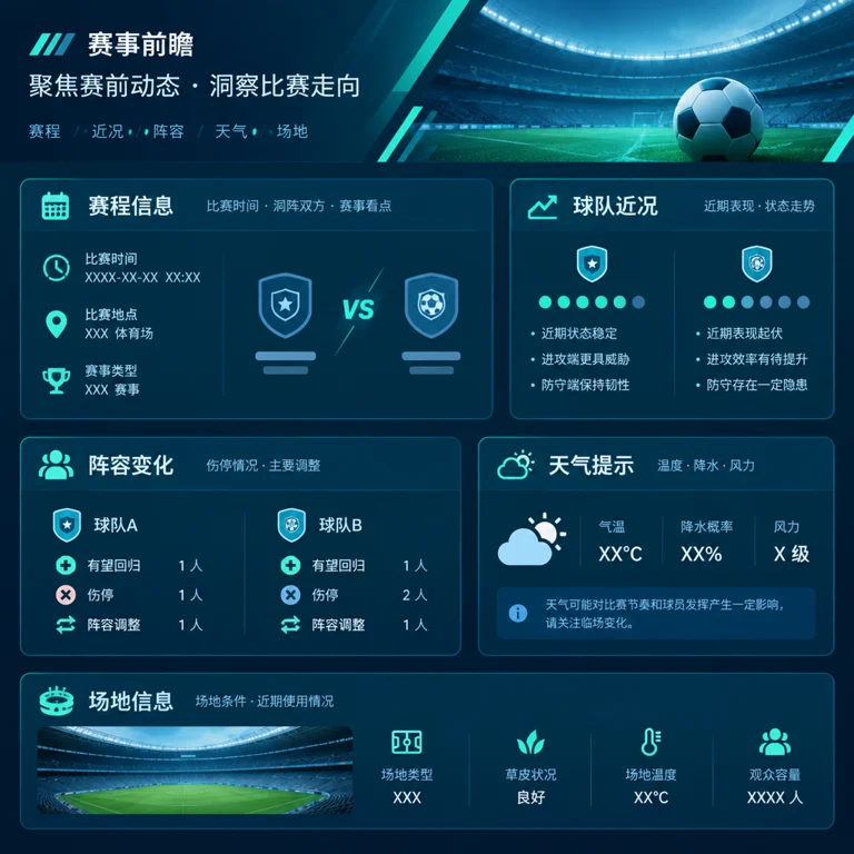 爱游戏赛事前瞻资讯页面展示赛前信息整理与理性观赛提示